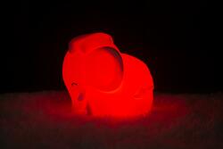 DHINK429-21 DHK - Silikonová noční lampička - Růžový sloník 