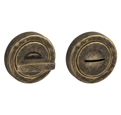 Rozeta ke klice TI - ROZETA - R dělená OBA - Antik bronz (46)