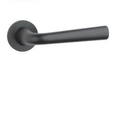 Klika na dveře AS - TULIPA - R 7S BS - Černá matná