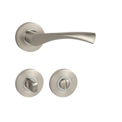 Klika na dveře MP - SPIRIT - R NP/OC - Nikl perla / chrom lesklý