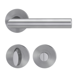 Klika na dveře GK - LUCIA PROFESSIONAL - R BN - Broušená nerez (71)