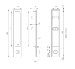 PR - Mušle WC 1096Z OC - Chrom lesklý