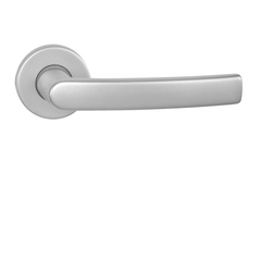 Klika na dveře BA - MIRA - R F1 - Stříbrný elox