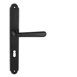 Klika na dveře NI - ALT WIEN Štít NB - Černá strukturovaná