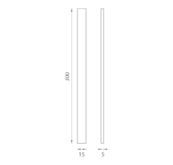 JNF - Mušle na sklo IN.16.556.A BN - Broušená nerez