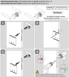 Klika na dveře GK - LUCIA PIATTA S QUATTRO - HR - S2L Grafit černá (78)