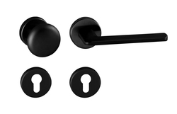 Klika na dveře TI - Eliptica - R 3098 BS - Černá matná (153)