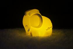 DHINK429-21 DHK - Silikonová noční lampička - Růžový sloník 