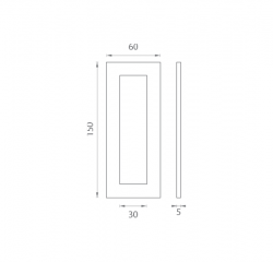 JNF - Mušle na sklo IN.16.558.A BN - Broušená nerez