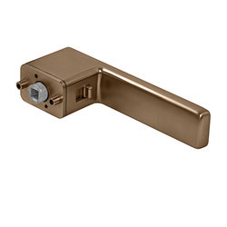 Klika na dveře s uzamykáním MPK - PERFECTA SWITCH LOCK - RT CUM - Měď matná