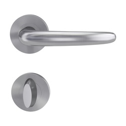 Klika na dveře GK - ULMER PROF - R BN - Broušená nerez (71)