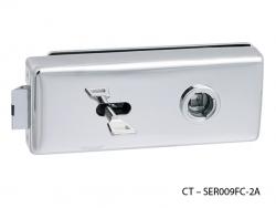 CT - 18000 Kování na skleněné dveře OC - Chrom lesklý