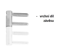 OV - Pant nastavitelný vrchní 495/14 Bílý pozink