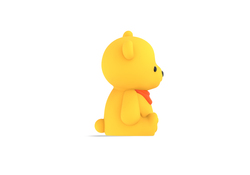 DHINK436-01 DHK - Silikonová noční lampička - Žlutý medvídek 