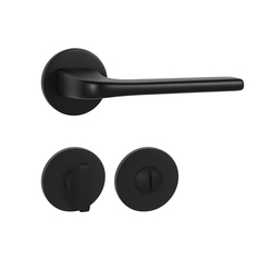 Klika na dveře TI - DARA - R 4007 5S BS - Černá matná (153)