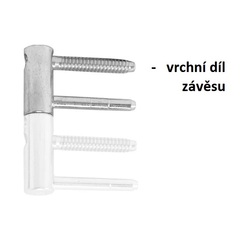 OV - Pant nastavitelný vrchní 495/16 Bílý pozink