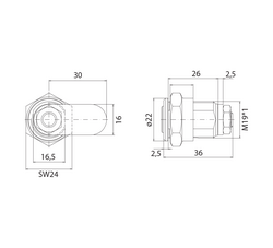 DK - Schránkový zámek PENTA plus S/US BMZ 