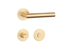 Klika na dveře SH - OVAL - R 1750 3SM OLS - Mosaz broušená