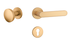 Klika na dveře AS - ALORA - R 7S OLS - Mosaz broušená