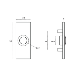 JNF - SPÍNAČ IN.24.206 BN - Broušená nerez