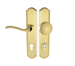 Zpevněné kování MI - LYON/JULIA PLUS - SO OLV/OLS - Mosaz leštěná lakovaná / mosaz broušená