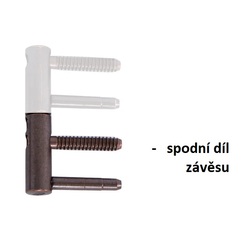 OV - Pant nastavitelný spodní 495/14 Bronz