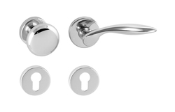 Klika na dveře TI - CLAUDIA - R 1938 OC - ​​Chrom lesklý (03)