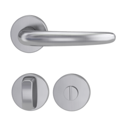 Klika na dveře GK - ULMER - R BN - Broušená nerez (71)