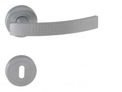 Klika na dveře FT - DOTS - R OCS - Chrom broušený