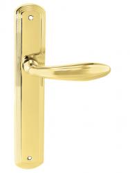 Klika na dveře TI - SOFIA - 1911 OLV - Mosaz leštěná lakovaná (01)