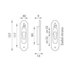 FO - Mušle rustikální PIBS - PZ NP - Nikl perla