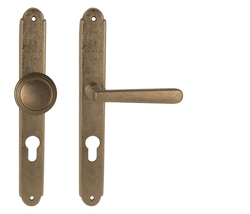 Klika na dveře NI - ALT WIEN Štít OBMP - Staromosaz matný lak