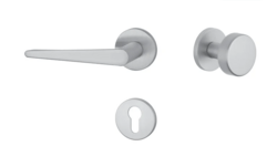 Klika na dveře AT - ARNICA - R 7S OCS - Chrom broušený