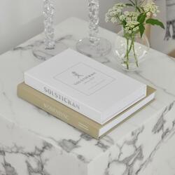 SN - HASICÍ DEKA Bílá lesklá / šedý lesklý emblém