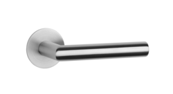 Klika na dveře SH - OVAL - R 1750 3SM BN - Broušená nerez