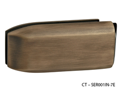 CT - 6000 Kování na skleněné dveře OGS - Bronz česaný matný