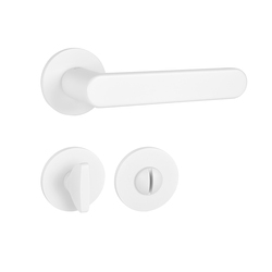 Klika na dveře TI - ROUND - R 3957 5S WS - Bílá matná (152)