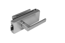 TI - ZÁMEK na sklo s klikou SONIA 4014 - bez otvoru OCS - Chrom broušený (96)