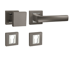 Klika na dveře MP - HOLLY - HR T/OC - Titan / chrom lesklý