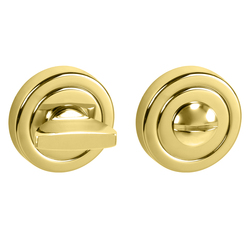 Rozeta ke klice TI - ROZETA - R dělená OLV - Mosaz leštěná lakovaná (01)