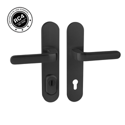 Bezpečnostní kování RC4 MPK - SECURO INOX S01 PLUS - SO TARA BS PVD - Černá matná PVD