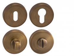 Rozeta ke klice FO - ROZETA - R OGS - Bronz česaný matný