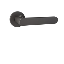 Klika na dveře TI - ROUND - R 7S 3957 s uzamykáním, 38-45 mm T - Titan (141)