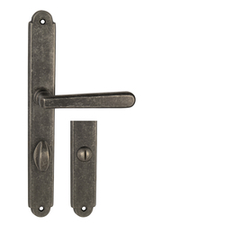 Klika na dveře NI - ALT WIEN Štít OGA - Antik šedá