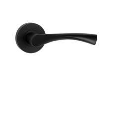 Klika na dveře MP - SPIRIT - R BS - Černá matná