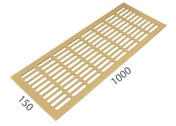 SRL - ALFA větrací mřížka šířka 150 x 1000 mm F3 - Zlatý elox