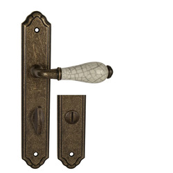 Klika na dveře MP - LEONTINA - SO OBA - Antik bronz