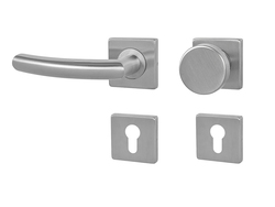 Klika na dveře MP - NERO - HR BN - Broušená nerez