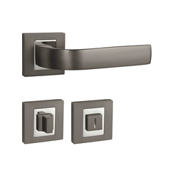 Klika na dveře MP - CYNTHIA - HR T/OC - Titan / chrom lesklý