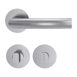 Klika na dveře GK - LORITA PIATTA S - R BN - Broušená nerez (71)